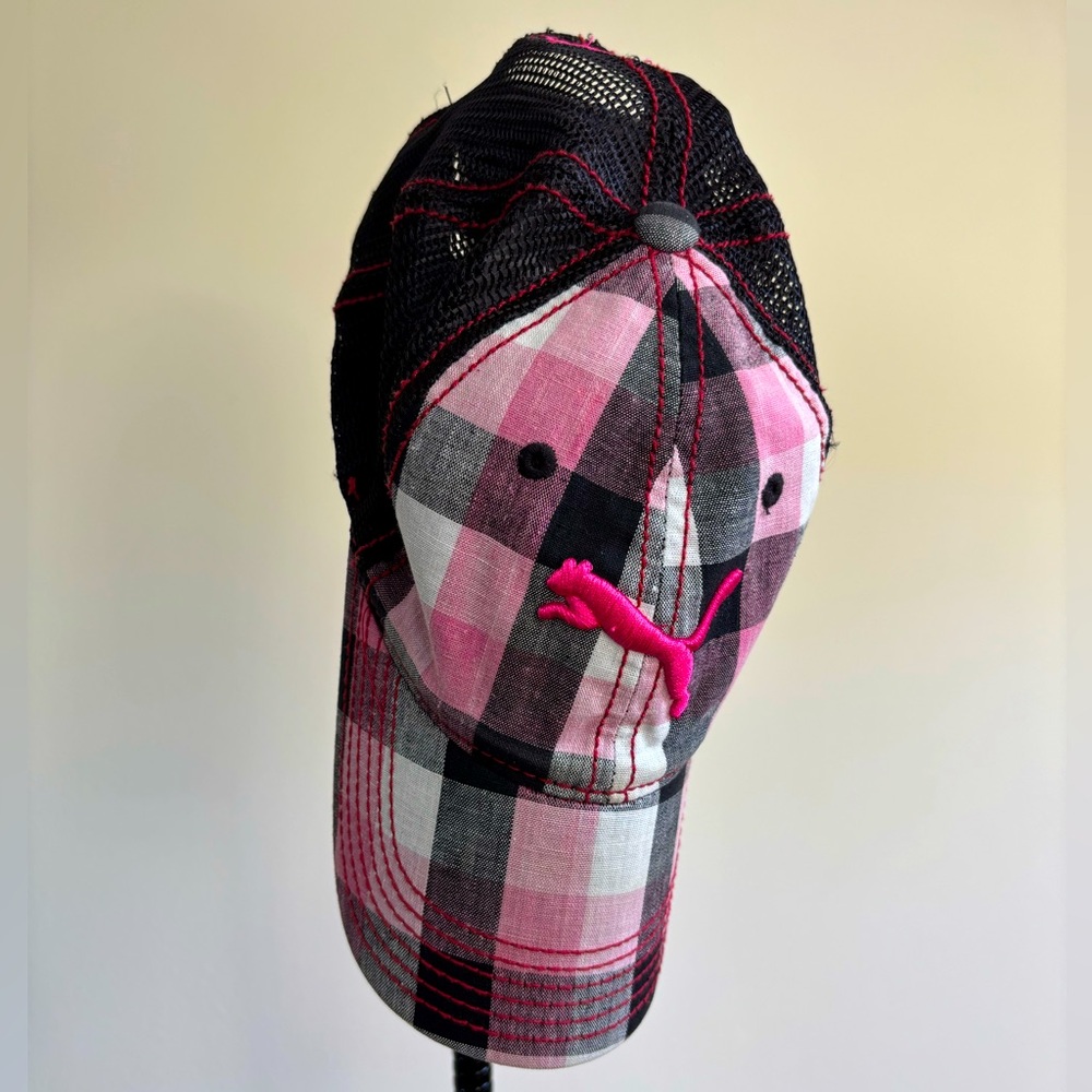 Puma Pink Plaid Cap